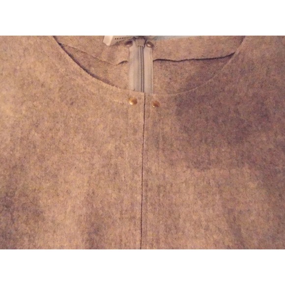 Philosophy di Alberta Ferretti A-Line Dress Tan Sleeveless Minimalist from Italy - Picture 9 of 9